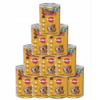 Šunų konservai PEDIGREE su jautiena, ėriena ir vištiena, 400 g