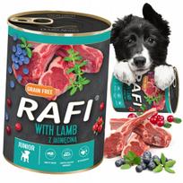 Šunų konservai Rafi Junior su ėriena, 400 g
