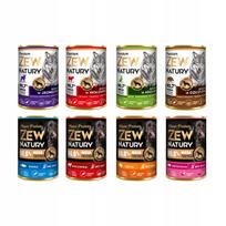 Šunų konservai Zew Natury Mono+Premium be vištienos, įvairių skonių, 10 x 400 g