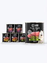 Šunų konservai su arkliena, 6×800 g, John Dog Pure Black Special