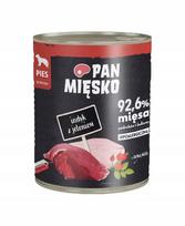 Šunų konservai PAN MIĘSKO, kalakutiena su elniena, 800 g