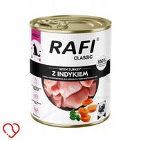 Šunų konservai Rafi Classic su kalakutiena, 800 g