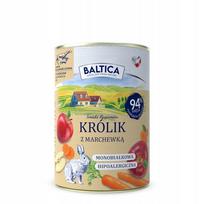 Šunų konservai Baltica su triušiena ir morkomis, 400 g