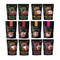 Šunų maisto rinkinys 12 x 500 g: 8 vnt. Biofeed Tasty Life, 4 vnt. Dolina Noteci Piper