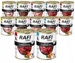 Šunų konservai Dolina Noteci Rafi Classic, įvairūs skoniai, 12 x 800 g