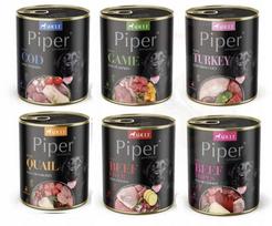 Šunų konservai PIPER, įvairių skonių, 12 x 800 g
