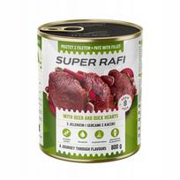Šunų konservai Super Rafi, elniena, 800 g