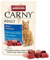 Kačių ėdalas Animonda Carny Adult, 85 g, jautiena ir perlinių vištų mėsa