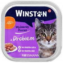 Drėgnas maistas katėms WINSTON su paukštiena, 100 g