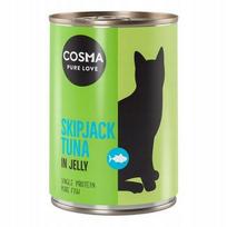 Šlapias kačių maistas COSMA Original su tunu ir bonitu želėje, 400 g