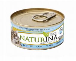 Tuno ir baltos žuvies filė konservai NATURINA Elite, 70 g