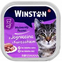 Šlapias pašaras su ėriena ir vištiena suaugusioms katėms WINSTON, 100 g