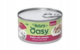 Katzenų maistas OASY Nature želė su vištiena ir jautiena, 150 g