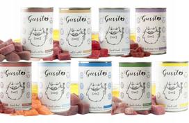 Šlapi kačių ėdalas Gussto Fresh, įvairūs skoniai, 9 x 400 g