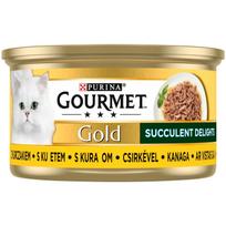 Šlapi kačių ėdalas Gourmet Gold su vištiena, įvairūs svoriai