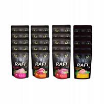 Šlapi kačių pašaras Dolina Noteci Rafi, įvairūs skoniai, 20 x 100 g