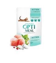 Šlapi pašarai katėms Opti Meal su vištiena, 85 g