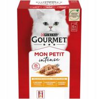Šlapias kačių maistas PURINA GOURMET MON PETIT, paukštienos skonio, 6 x 50 g