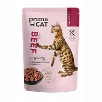 Šlapias pašaras katėms Prima Cat SOS su jautiena, 85 g