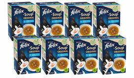 Kačių sriuba FELIX Soup ORIGINAL su žuvies skoniu, 48 pakeliai