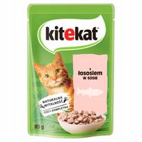 Šlapi katės ėdalas Kitekat su lašiša, 85 g