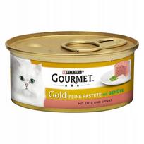 Šunų paštetas GOURMET GOLD su antiena ir špinatais, 85 g
