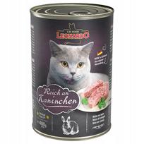 Šlapias maistas katėms Leonardo, triušiena, 0,4 kg