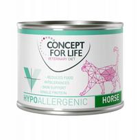 Šlapias kačių maistas Concept for Life Vet Hypoallergenic su arkliena, 6 x 200 g