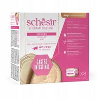 Šlapias pašaras katėms Schesir Gastrointestinal su vištiena, be grūdų, 8 x 80 g