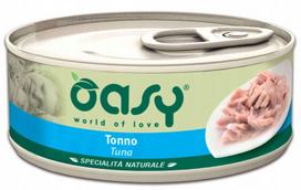 Šlapi katės maistas OASY Natural su tunu, 150 g