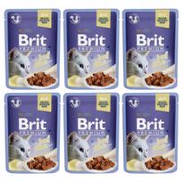 Šunų konservai Brit Premium su jautiena želėje, 85 g