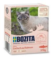 Katėms skirtas pašaras BOZITA FELINE su lašišos gabaliukais padaže, 370 g