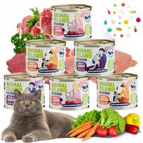 Katės pašaras Animal Island MIX EVERYDAY, be grūdų, 200 g, 12 vnt.