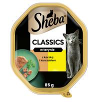 Šlapias pašaras katėms Sheba Classics su antiena ir vištiena, 85 g