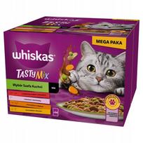 Katėms skirtas WHISKAS Tasty Mix Country pašaras padaže, 24 x 85 g