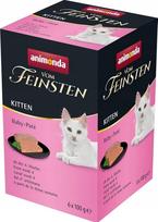 Drėgnas kačių ėdalas Animonda Vom Feinsten Kitten, paštetas, 6 x 100 g