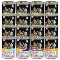 Šlapi kačių pašaro gabaliukai drebučiuose PET REPUBLIC, įvairių skonių, 16 x 400 g