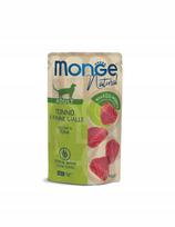 Tunas želeje MONGE NATURAL, geltonpelekis, 80 g