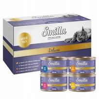 Drėgnas kačių maistas Smilla, įvairių skonių, 4 x 85 g