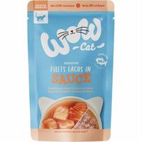 Kačių užkandis WOW filė su lašiša padaže, 85 g