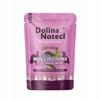 Sterilizuotų kačių maistas Dolina Noteci Superfood kalakutiena ir putpeliena, 85 g
