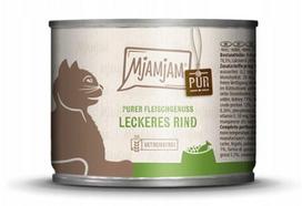 Šunų konservai Mjamjam Beef PUR, jautiena, monobaltyminiai, 200 g