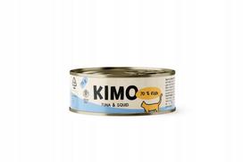 Katės konservai KIMO su tunu ir kalmarais, 70 g