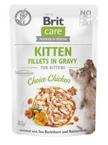 Katėms skirtas Brit Care Kitten konservuotas maistas su vištiena, 85 g
