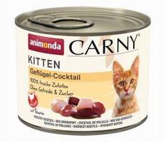 Šlapias kačių maistas ANIMONDA CARNY KITTEN, paukštiena, 200 g
