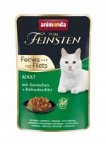 Šlapias kačių maistas Animonda Feines, 85 g, su triušiena ir vištiena