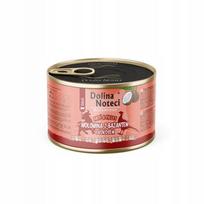 Katinų pašaras Dolina Noteci Superfood, jautiena su fazanu ir kokosu, 185 g