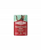 Šlapias pašaras katėms CARNILOVE, fazano skonio, 85 g