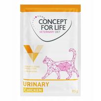 Dietinis šlapimo takų pašaras katėms Concept for Life Veterinary Diet Urinary su vištiena, 85 g