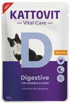 Šlapias kačių ėdalas KATTOVIT VITAL CARE DIGESTIVE, 85 g, lengvesniam virškinimui